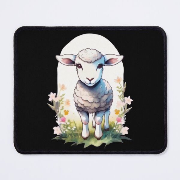 Item preview, watercolor easter lamb designed and sold by EuropeanPrints.