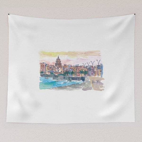 Item preview, Dreaming of a Havana Cuba Malecon evening designed and sold by artshop77.