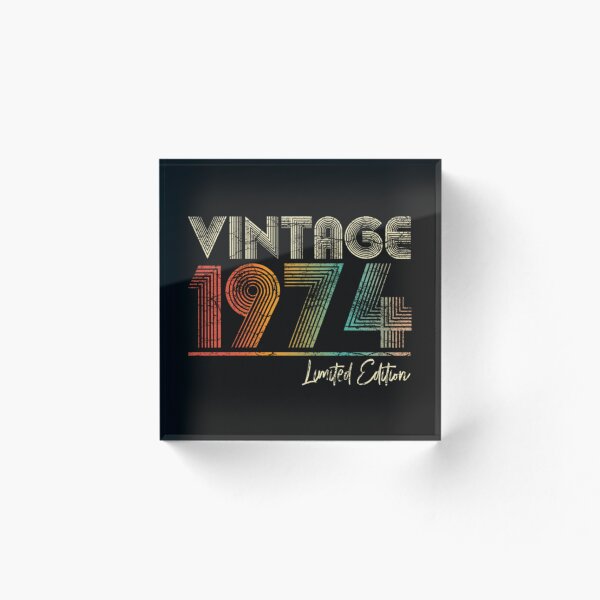 Item preview,  Vintage 1974 Limited Edition Birthday Gifts for Women Men  designed and sold by Tigerr3g.