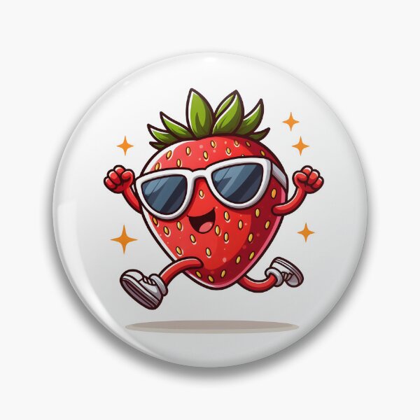 Artikelvorschau, Kawaii Erdbeere mit Sonnenbrille entworfen und verkauft von CanvasCutie.