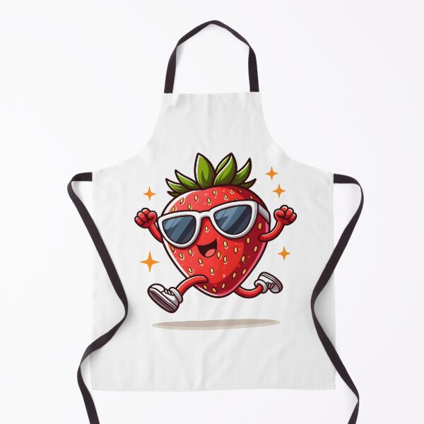 Item preview, Kawaii Strawberry With Sunglasses designed and sold by CanvasCutie.