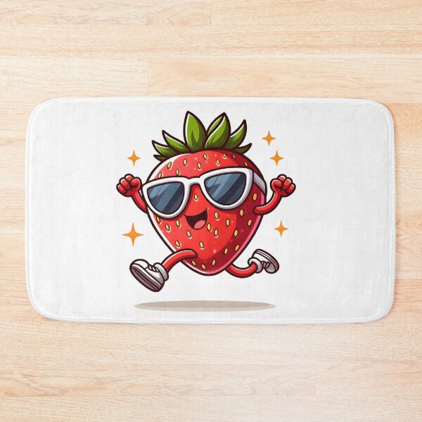 Item preview, Kawaii Strawberry With Sunglasses designed and sold by CanvasCutie.