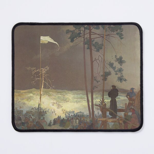 Item preview, The Slav Epic, cycle No.9. Schuzka of Krizkach, by Alphonse Mucha. HIGH DEFINITION designed and sold by MINDTHECHERRY.