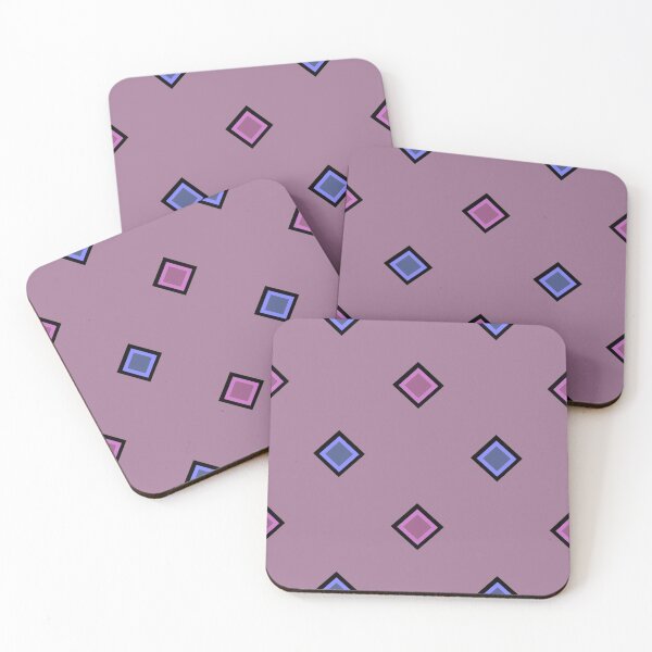 Item preview, Argyle Motif in Blues Pinks on Mauve Repeat 5748 designed and sold by Art in My Loft.