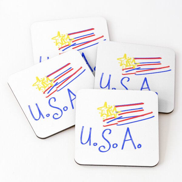 Item preview, U.S.A. (Kid-Style Flags: United States of America) designed and sold by eveyting.