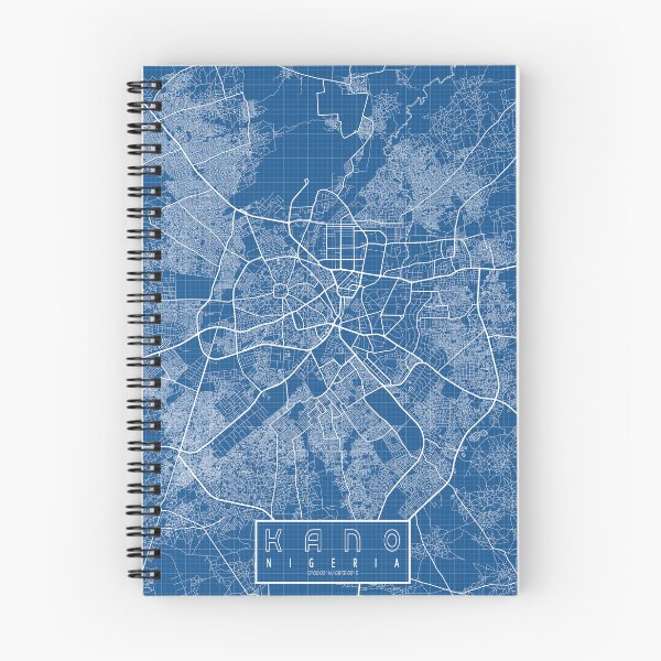 Item preview, Kano City Map of Nigeria - Blueprint designed and sold by deMAP.