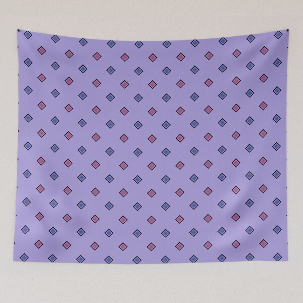 Item preview, Argyle Motif in Blues Pinks on Lavender Repeat 5748 designed and sold by Art in My Loft.