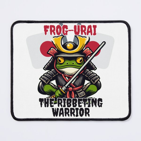Item preview, Frog-urai: The Ribbeting Warrior designed and sold by DShirtRepublic.