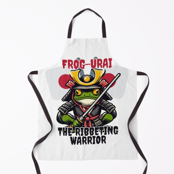 Item preview, Frog-urai: The Ribbeting Warrior designed and sold by DShirtRepublic.