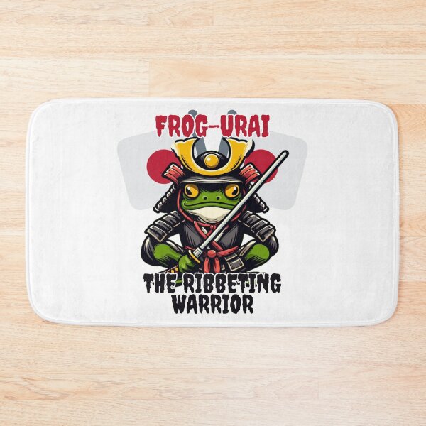 Item preview, Frog-urai: The Ribbeting Warrior designed and sold by DShirtRepublic.