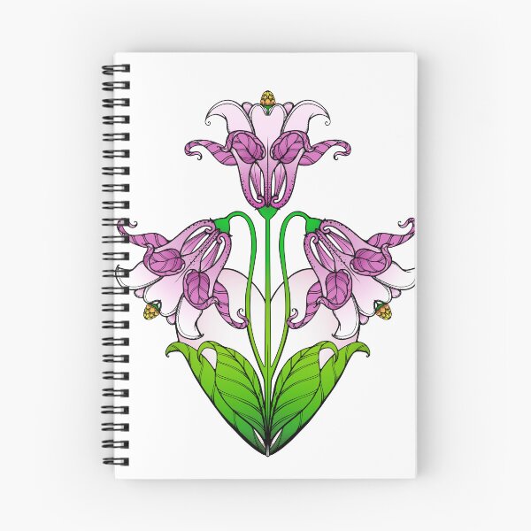 Item preview, Art Nouveau Purple Love Heart Iris  designed and sold by stickypixie.