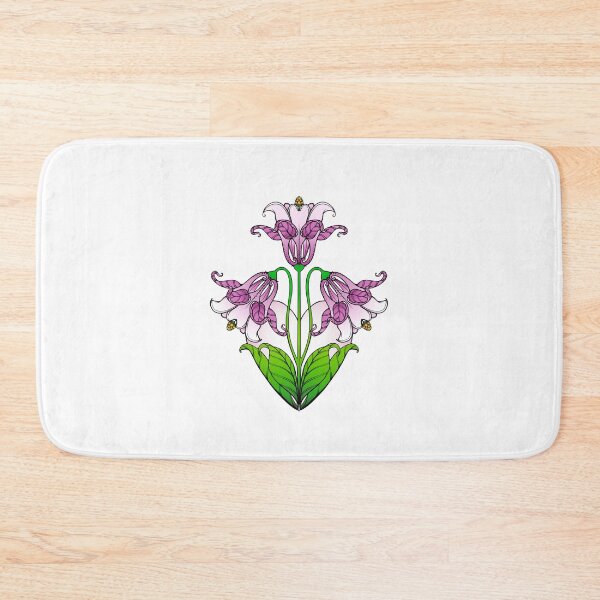 Item preview, Art Nouveau Purple Love Heart Iris designed and sold by stickypixie.