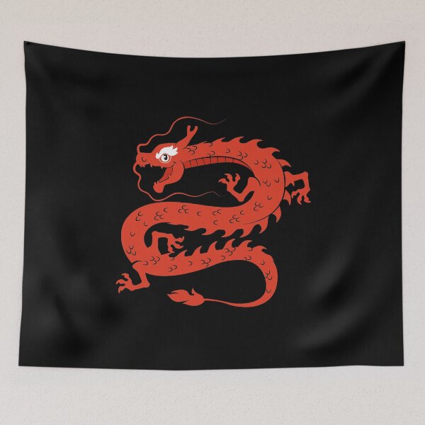 Item preview, Red Chinese Dragon designed and sold by snowshade.