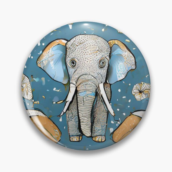 Item preview, Elephants on Blue designed and sold by SMartin.