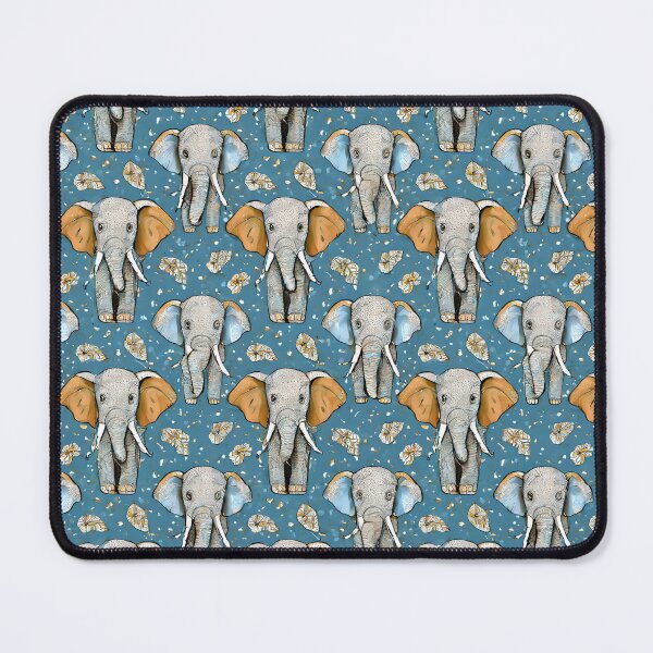 Item preview, Elephants on Blue designed and sold by SMartin.