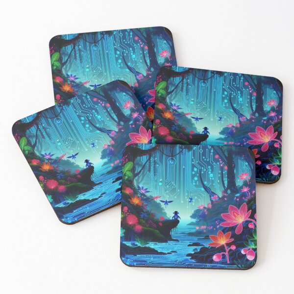 Item preview, Neon-lit Jungle designed and sold by manbaito.