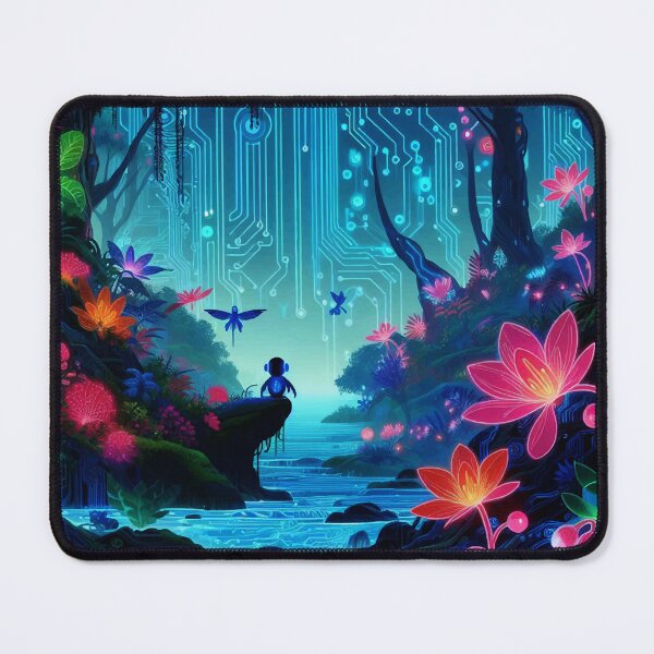 Item preview, Neon-lit Jungle designed and sold by manbaito.