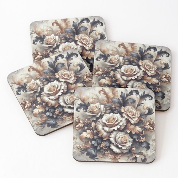 Item preview, Ombre Damask With Roses designed and sold by DesignsByPrnces.