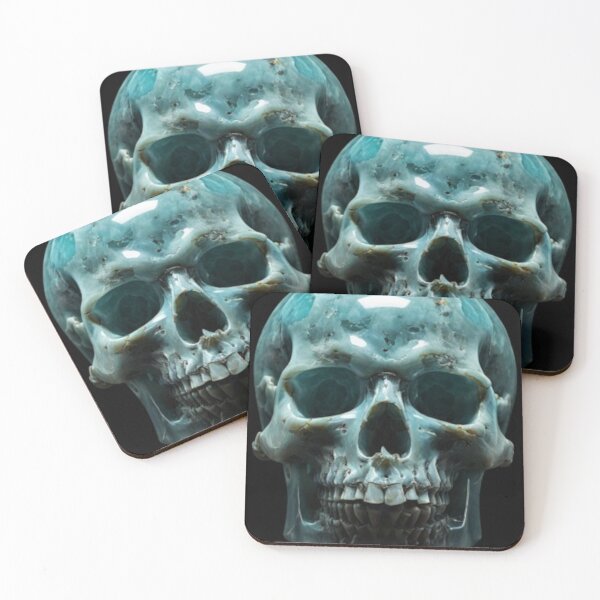 Item preview, Crystal Skull (Hemimorphite) designed and sold by Zendragon-Store.