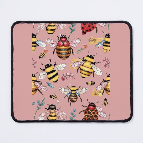 Item preview, Ladybugs With Bees Insects Ladybird designed and sold by DunuStore.