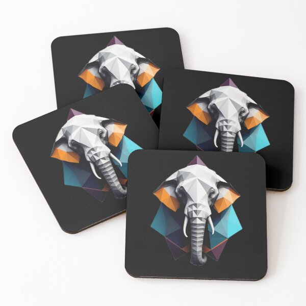 Item preview, Geometric Elephant designed and sold by Sidney Graf.