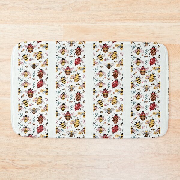 Item preview, Ladybugs With Bees Insects Ladybird designed and sold by DunuStore.