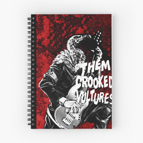Item preview, Them Crooked Vulture Playing On The Guitar Red Background designed and sold by Elmerentura.