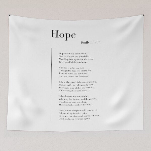 Item preview, Hope by Emily Brontë designed and sold by wisemagpie.