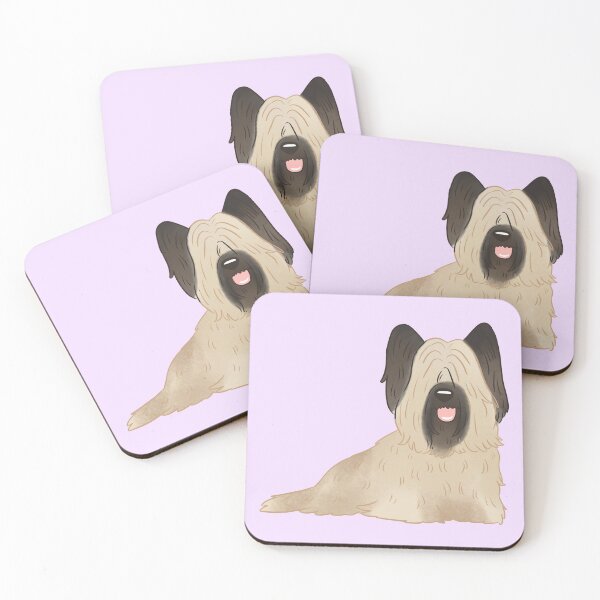 Item preview, Skye terrier dog art designed and sold by Yaragold.