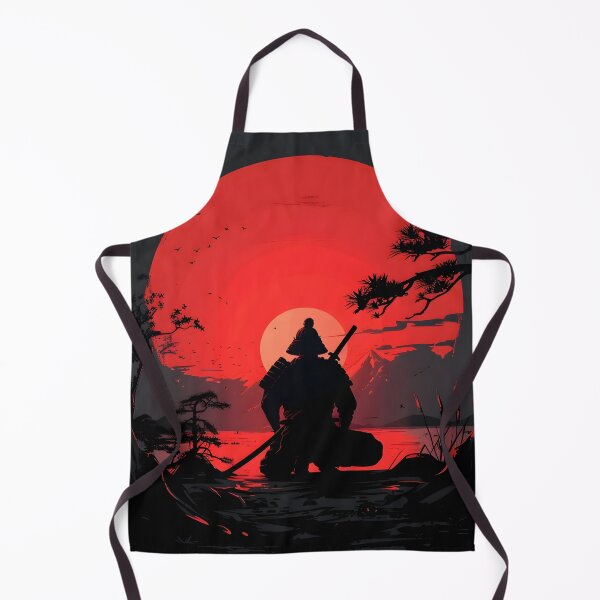 Item preview, Samurai warrior under a blood red sun designed and sold by dcrc.