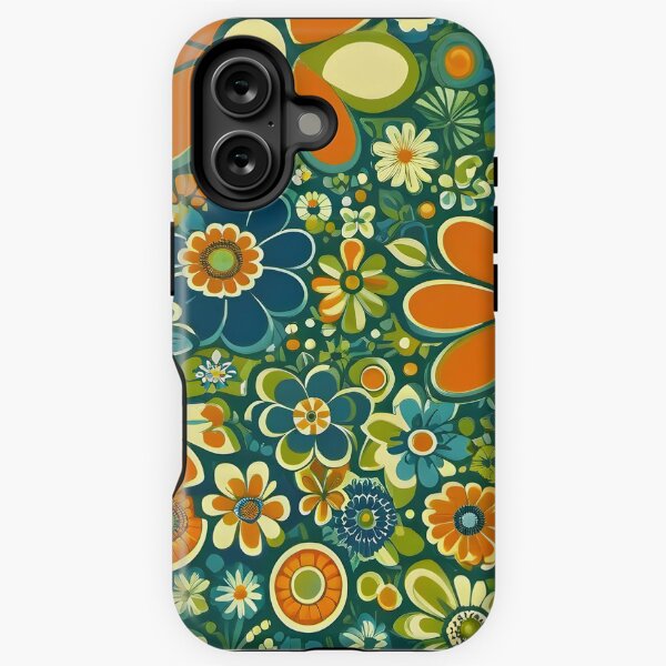 Item preview, Retro Floralscape designed and sold by ramboe.