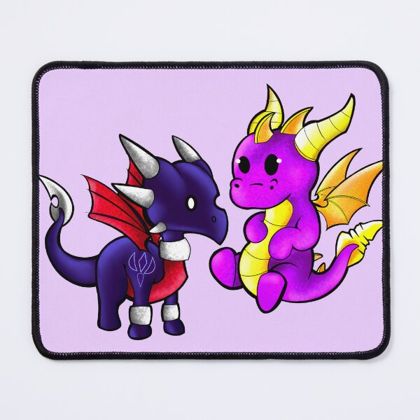 Item preview, Spyro and cynder chibi style  designed and sold by Icydragon’s artworks.