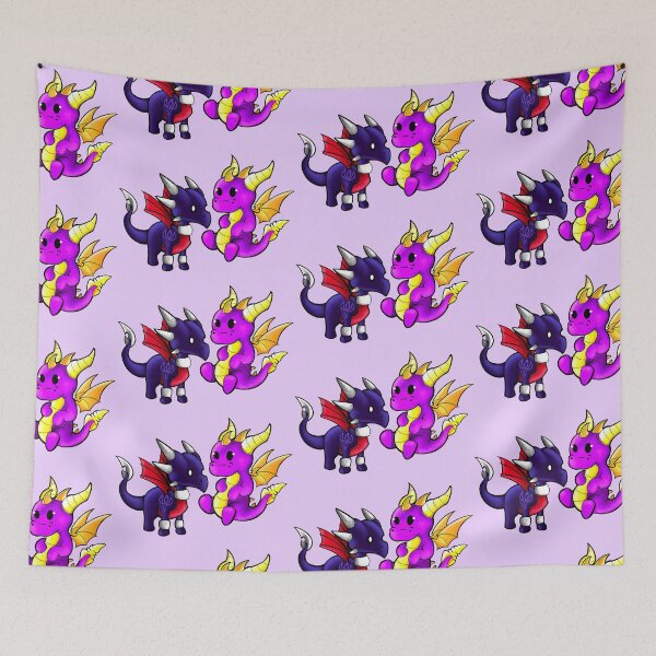 Item preview, Spyro and cynder chibi style  designed and sold by Icydragon’s artworks.