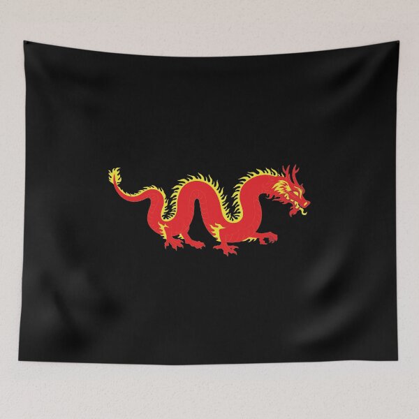 Item preview, Red Chinese Dragon designed and sold by snowshade.