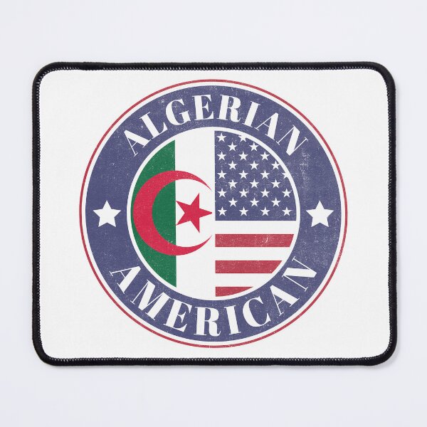 Item preview, Proud Algerian-American Badge - Algeria Flag designed and sold by chrisrivait.