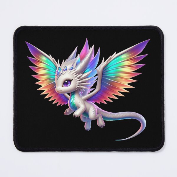 Item preview, Cute White Chibi Dragon designed and sold by CHIBI_POPZ.