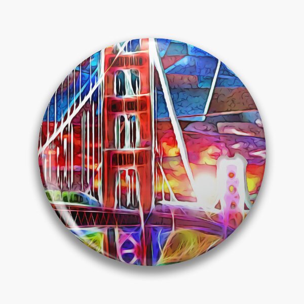 Item preview, Golden Gate Bridge in Colors designed and sold by Daniel Janda.