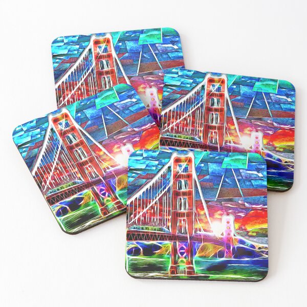 Item preview, Golden Gate Bridge in Colors designed and sold by Daniel Janda.