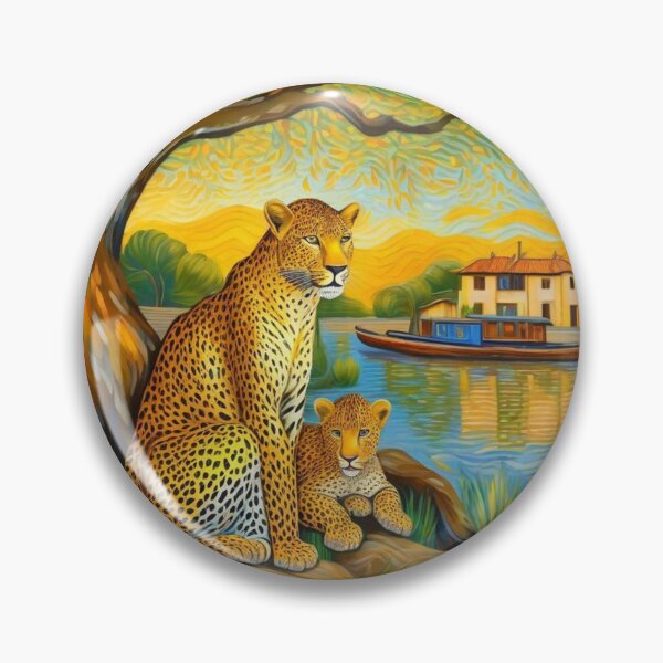 Item preview, Leopard Family Residing Near The River Zoo Pals Animal Cutest T-Shirts designed and sold by sportsimpact.
