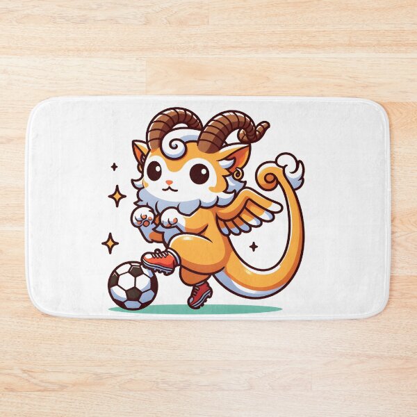 Item preview, Kawaii Chimera Playing Soccer designed and sold by CanvasCutie.