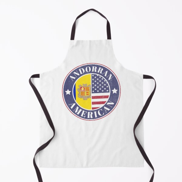 Item preview, Proud Andorran-American Badge - Andorra Flag designed and sold by chrisrivait.