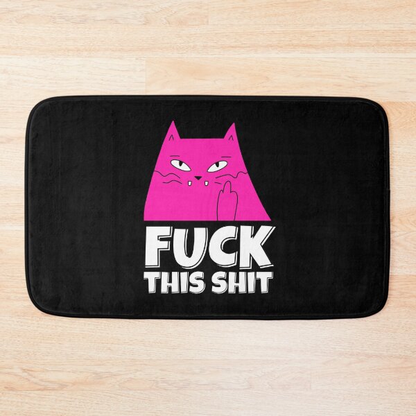 Item preview, Fuck This Shit Funny Swearing Cat  designed and sold by ricricswert.