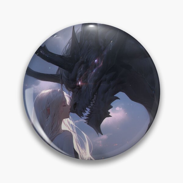 Item preview, Dusk Mystique Serene Gaze Anime Girl designed and sold by bubblegoth.