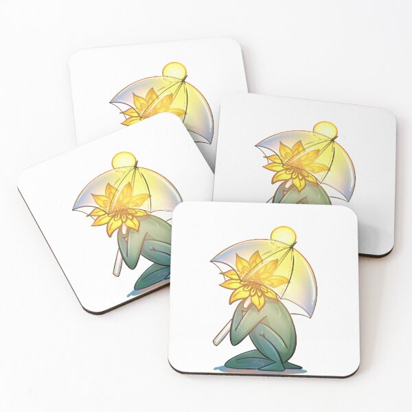 Item preview, Sunflower man hiding under an umbrella designed and sold by feannaart.