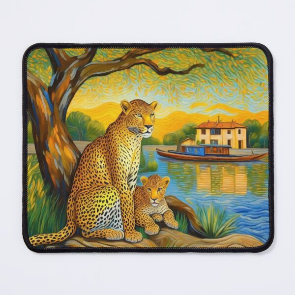 Item preview, Leopard Family Residing Near The River Zoo Pals Animal Cutest T-Shirts designed and sold by sportsimpact.