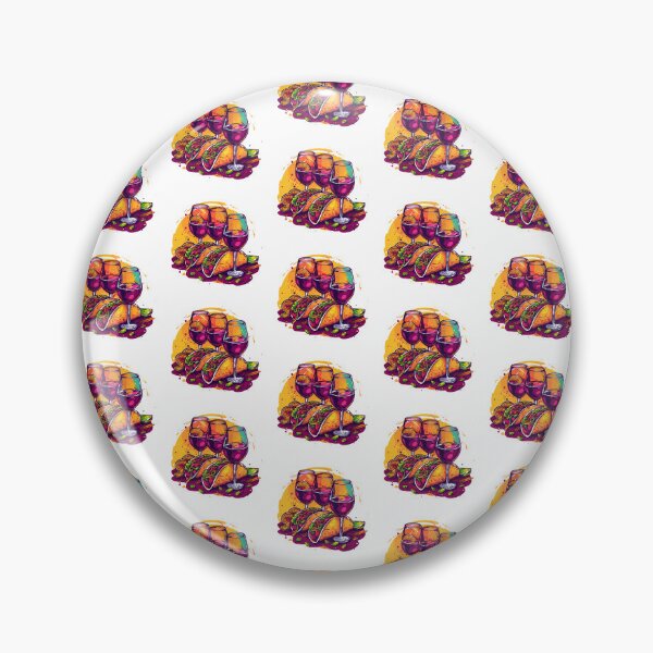 Item preview, Tacos and Wine designed and sold by PeelZinc.