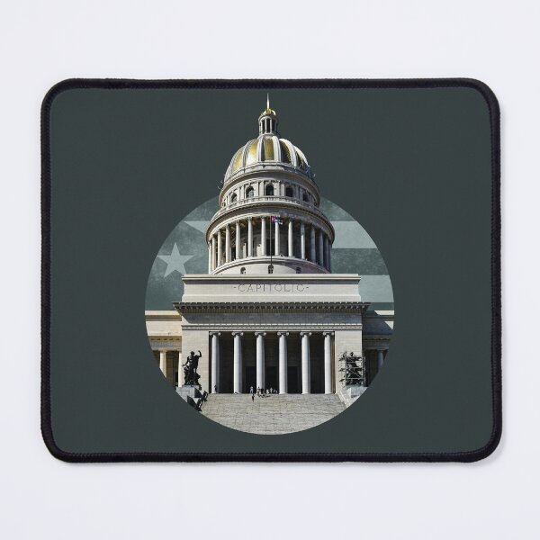 Item preview, CUBA - National Capitol of Cuba in Havana WITH CUBA's FLAG IN THE BACKBROUND T-Shirt designed and sold by C1arity.