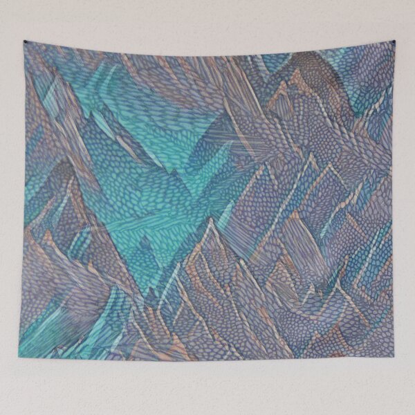 Item preview, Dragon Scale in Mountain Frost designed and sold by DreamingBeetle.