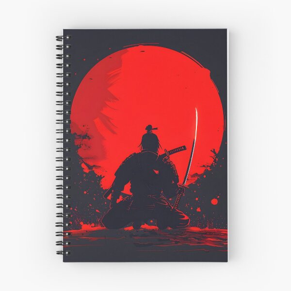 Item preview, samurai warrior under a blood red sun designed and sold by dcrc.