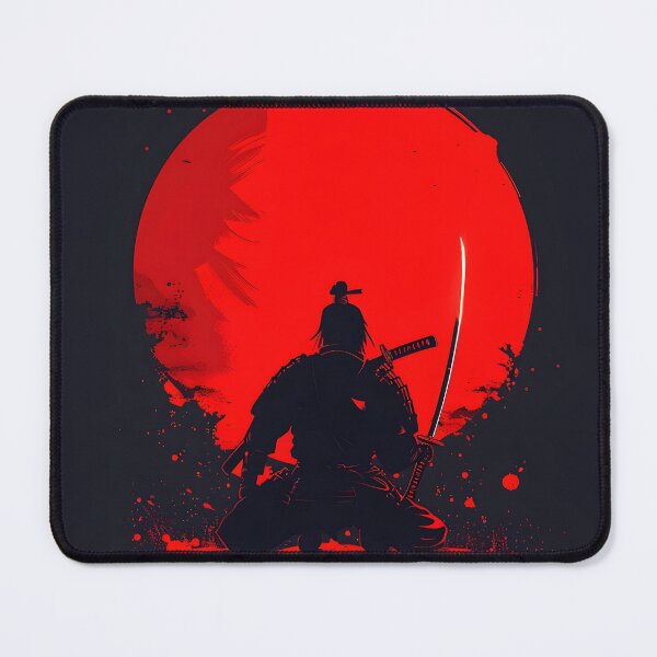 Item preview, samurai warrior under a blood red sun designed and sold by dcrc.